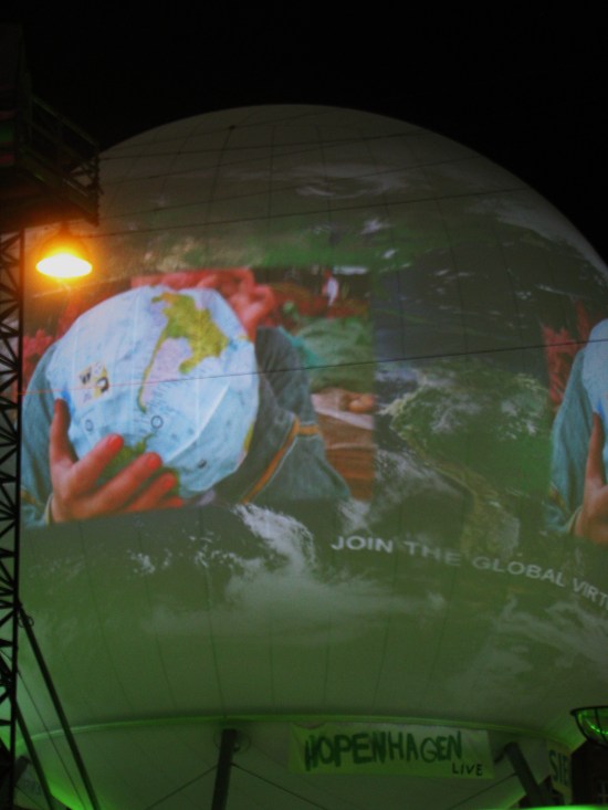 The Hopenhagen globe at the City Town Hall Square